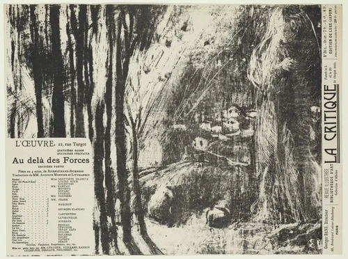 Beyond Human Forces (Part 2) by Edouard Vuillard, print, 1897