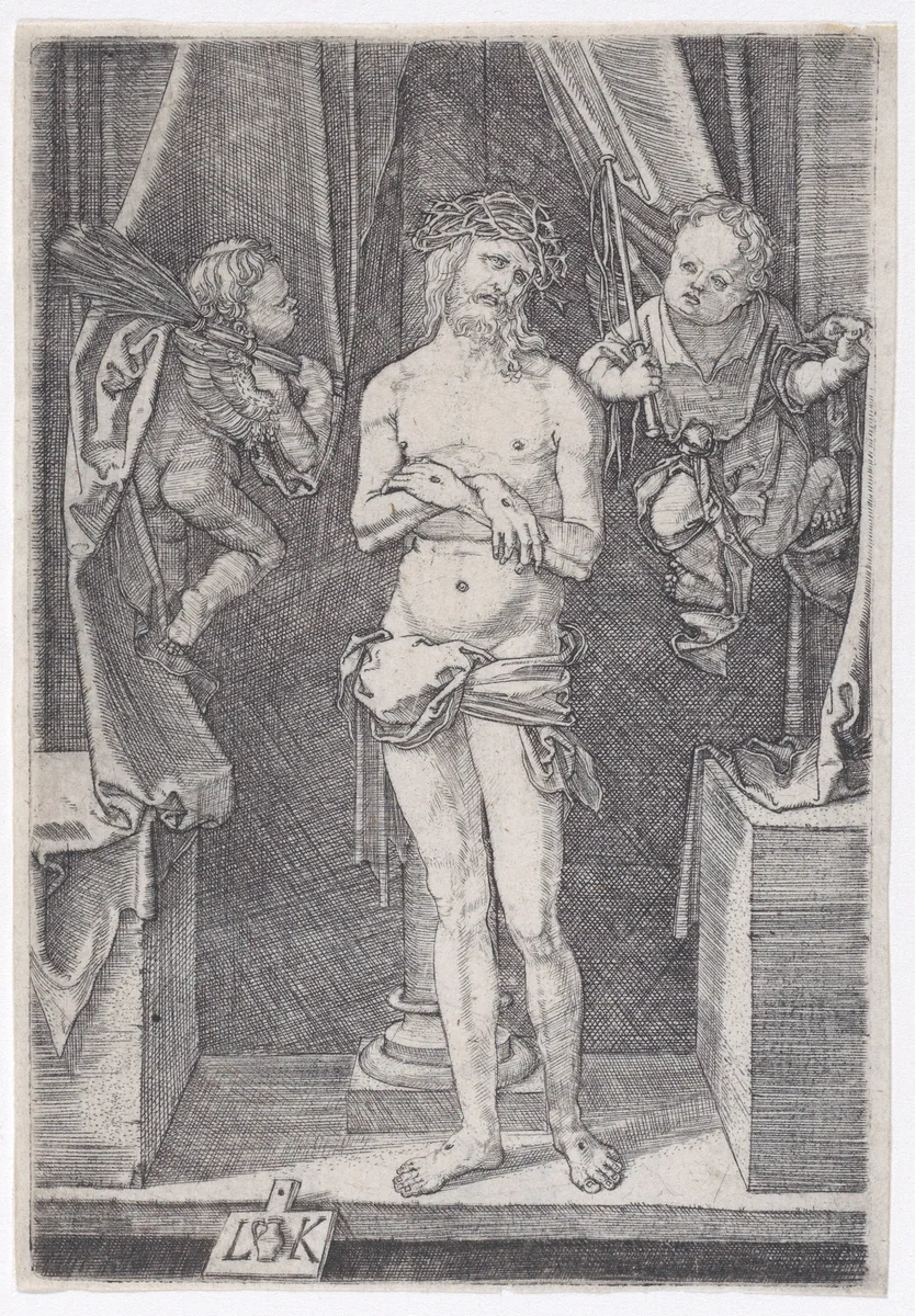 The Man of Sorrows by Ludwig Krug, print, 1503-1513
