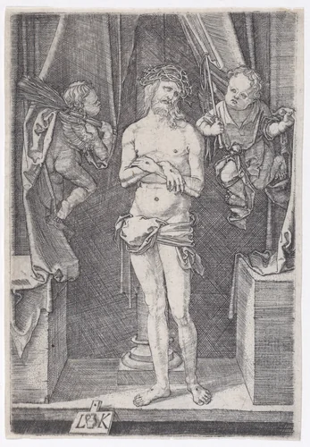 The Man of Sorrows by Ludwig Krug, print, 1503-1513