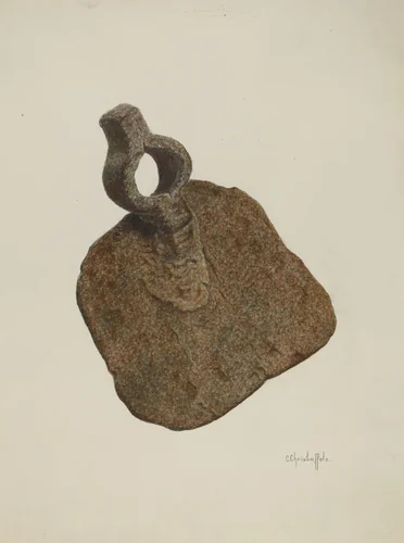 Hoe Blade by Cornelius Christoffels, index of american design, 1941