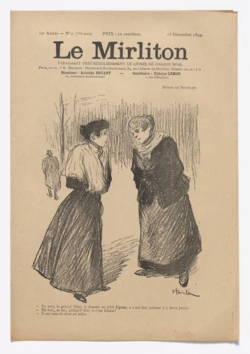 Le Mirliton, no. 2 by Théophile-Alexandre Steinlen, periodical, 1894