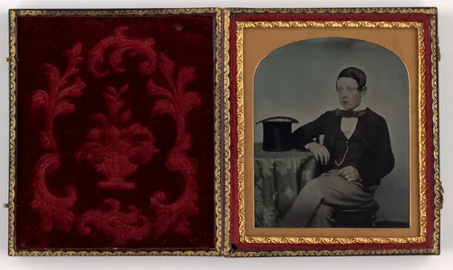 Portrait of Young Man Seated by Unidentified Photographer, photograph, 1865