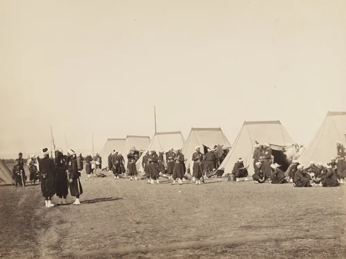 Untitled from the portfolio Souvenirs du Camp de Chalons by Gustave Le Gray, photograph, 1857