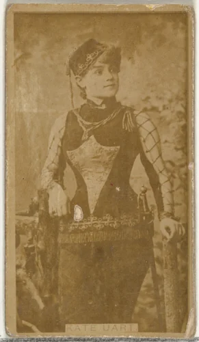 Kate Uart, from the Actors and Actresses series (N145-8) issued by Duke Sons & Co. to promote Duke Cigarettes by W. Duke, Sons & Co., photograph, 1890-1895