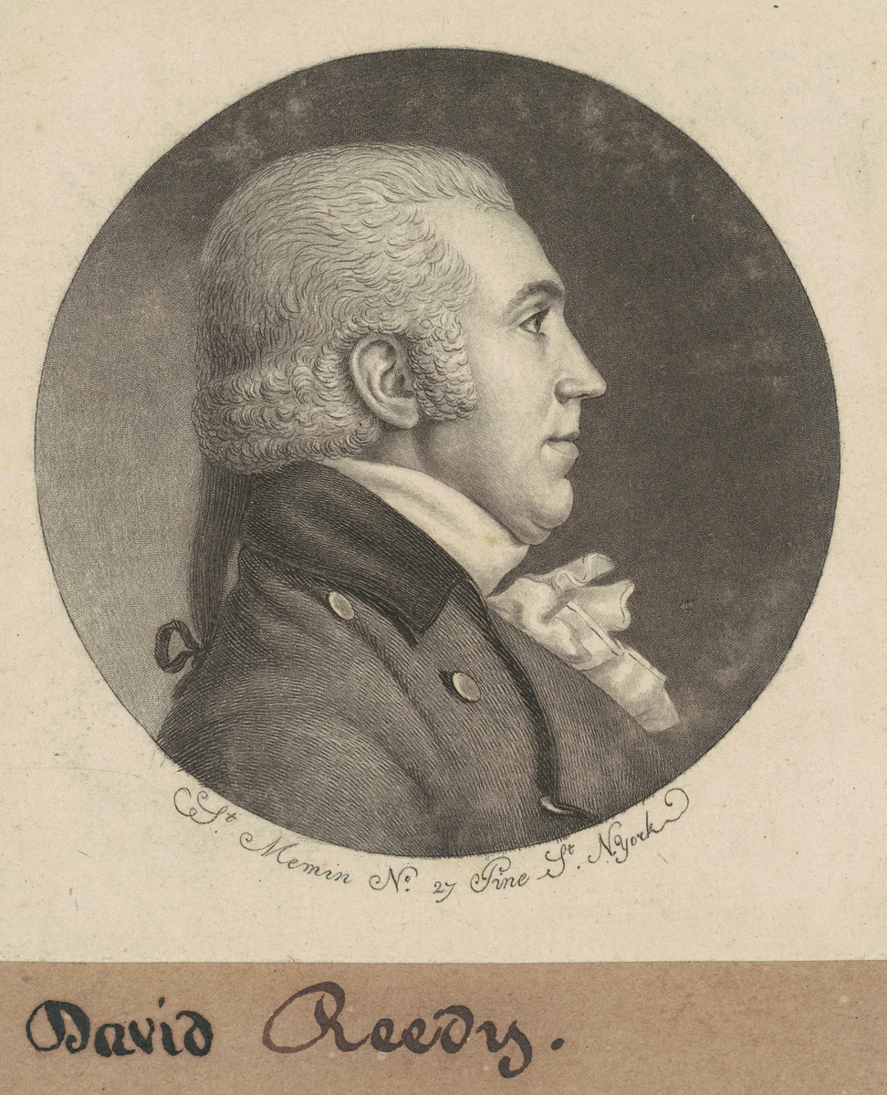 David Reedy by Charles B. J. Févret de Saint-Mémin, print, 1798