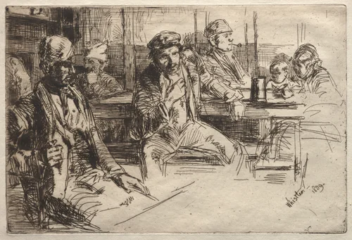 Longshoremen by James McNeill Whistler, print, 1859