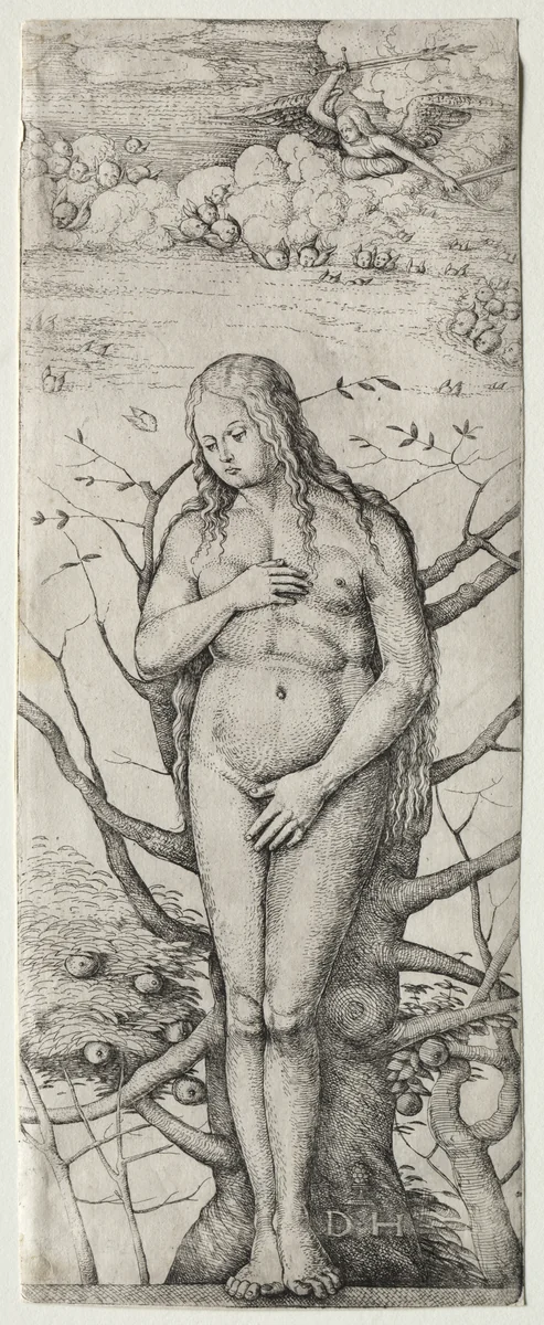 Eve by Daniel Hopfer, print, 1505-1536