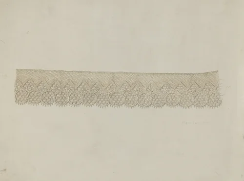Lace Edging by Marie Famularo, index of american design, 1938