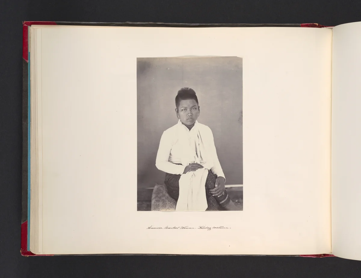 [Siamese Woman, Holiday Costume] by John Thomson, photograph, 1865