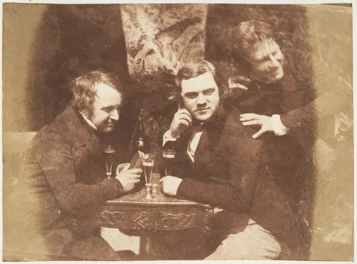 "Edinburgh Ale" James Ballentine, Dr. George Bell, D.O. Hill by Hill and Adamson, photograph, 1843-1847