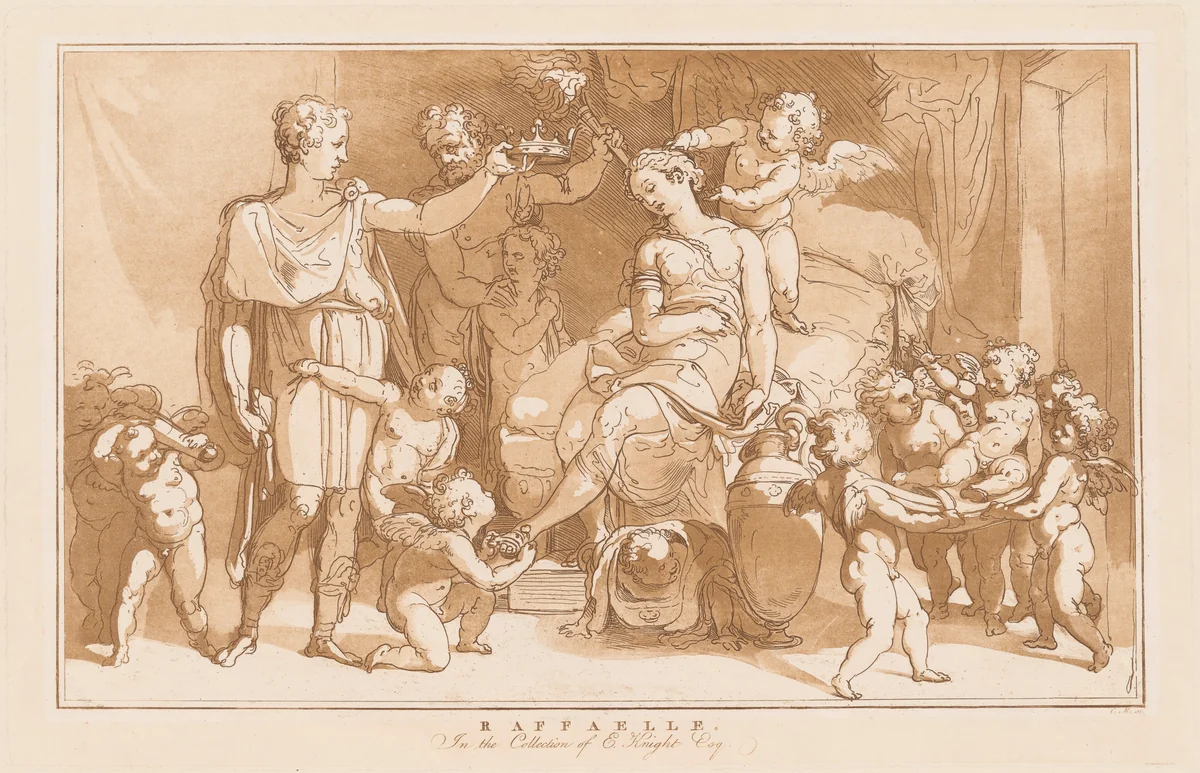 The Marriage of Alexander and Roxana by Conrad Martin Metz, print, 1798