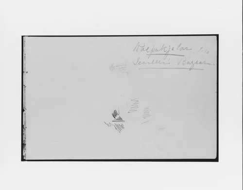 Kalpakjelar (?) (from Sketchbook) by Mary Newbold Sargent, artwork, 1904