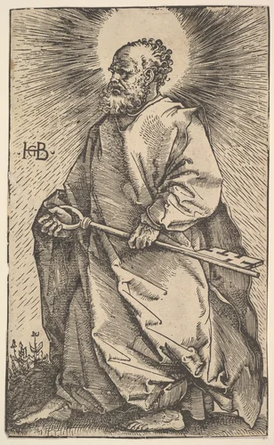 St. Peter, from "Christ and the Apostles" by Hans Baldung, print, 1519