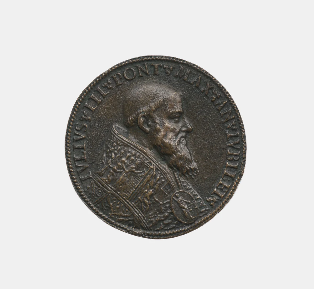 Pope Julius III (r. 1550–55) by Gian Federigo Bonzagna, metalwork, 1550