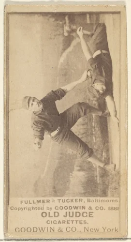 Fullmer and Tucker, Baltimore Orioles, from the Old Judge series (N172) for Old Judge Cigarettes by Goodwin & Company, photograph, 1888