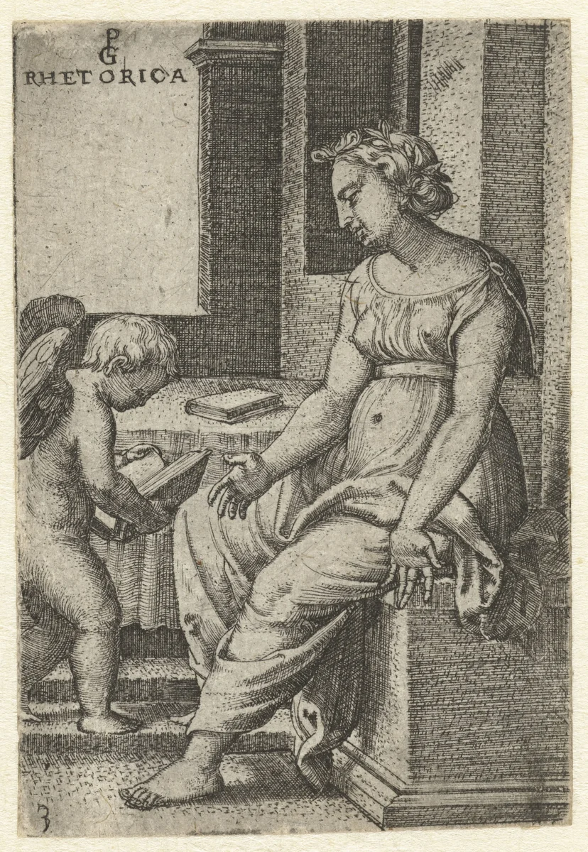 Retorica by Unknown, print, 1539-1543