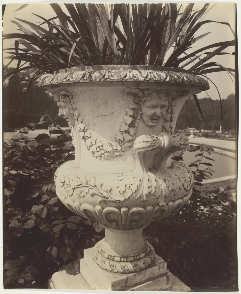 Versailles, Vase by Jean-Eugène-Auguste Atget, photograph, 1905