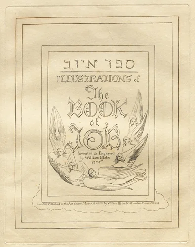 The Book of Job by William Blake, print, 1825
