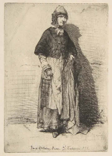 La Mère Gérard by James McNeill Whistler, print, 1858