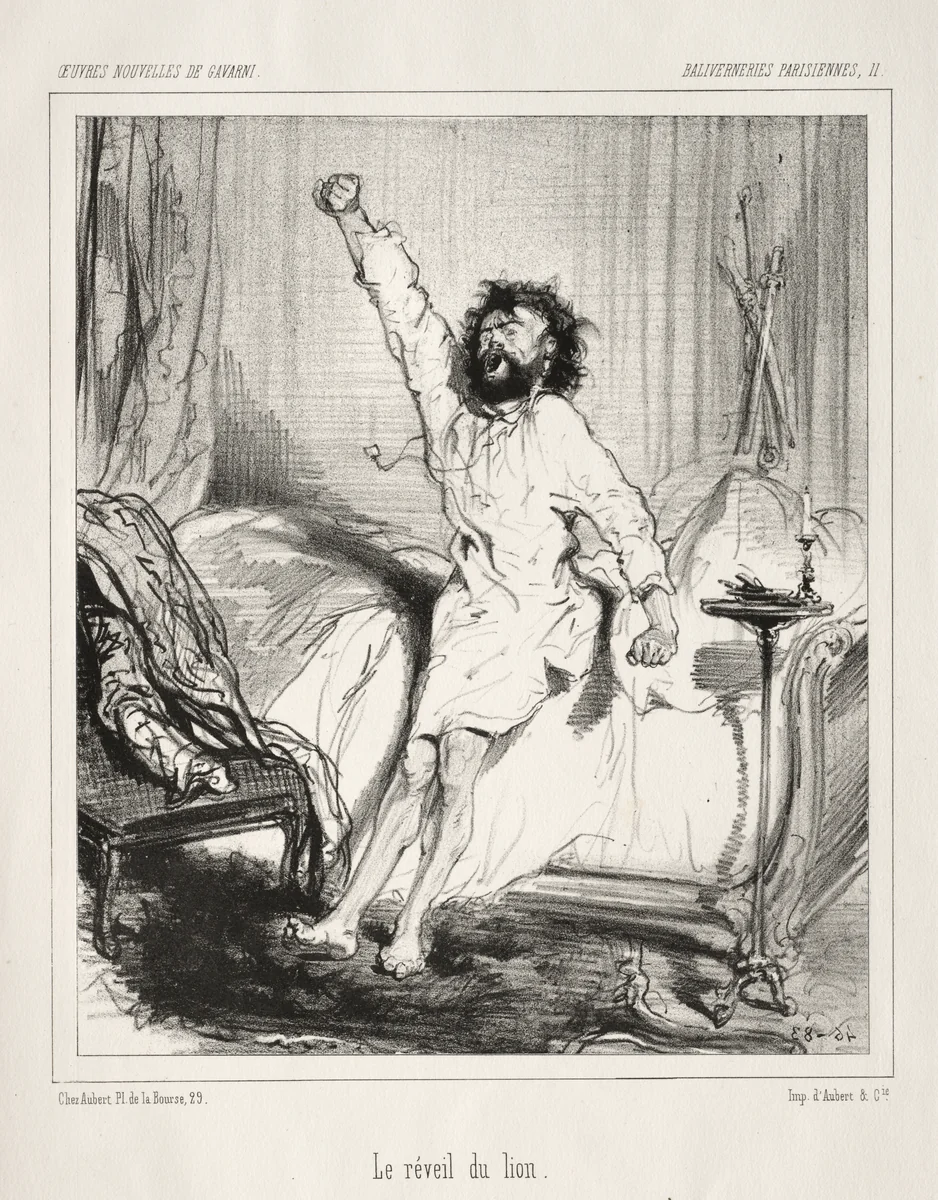 Baliverneries Parisiennes by Paul Gavarni, print, 1824-1866