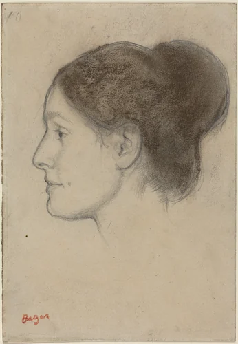Hortense Valpinçon by Edgar Degas, drawing, 1883