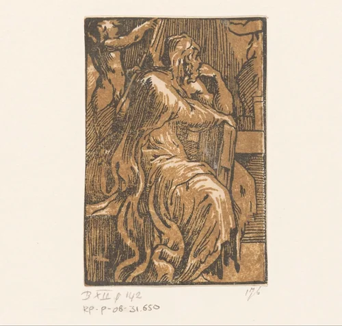 Filosoof by Unknown, print, 1520-1550