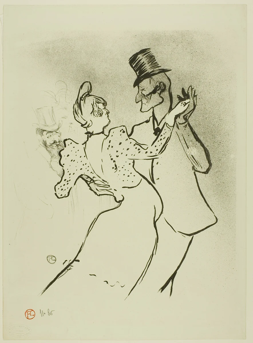 La Goulue by Henri de Toulouse-Lautrec, print, 1894