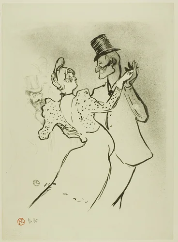 La Goulue by Henri de Toulouse-Lautrec, print, 1894