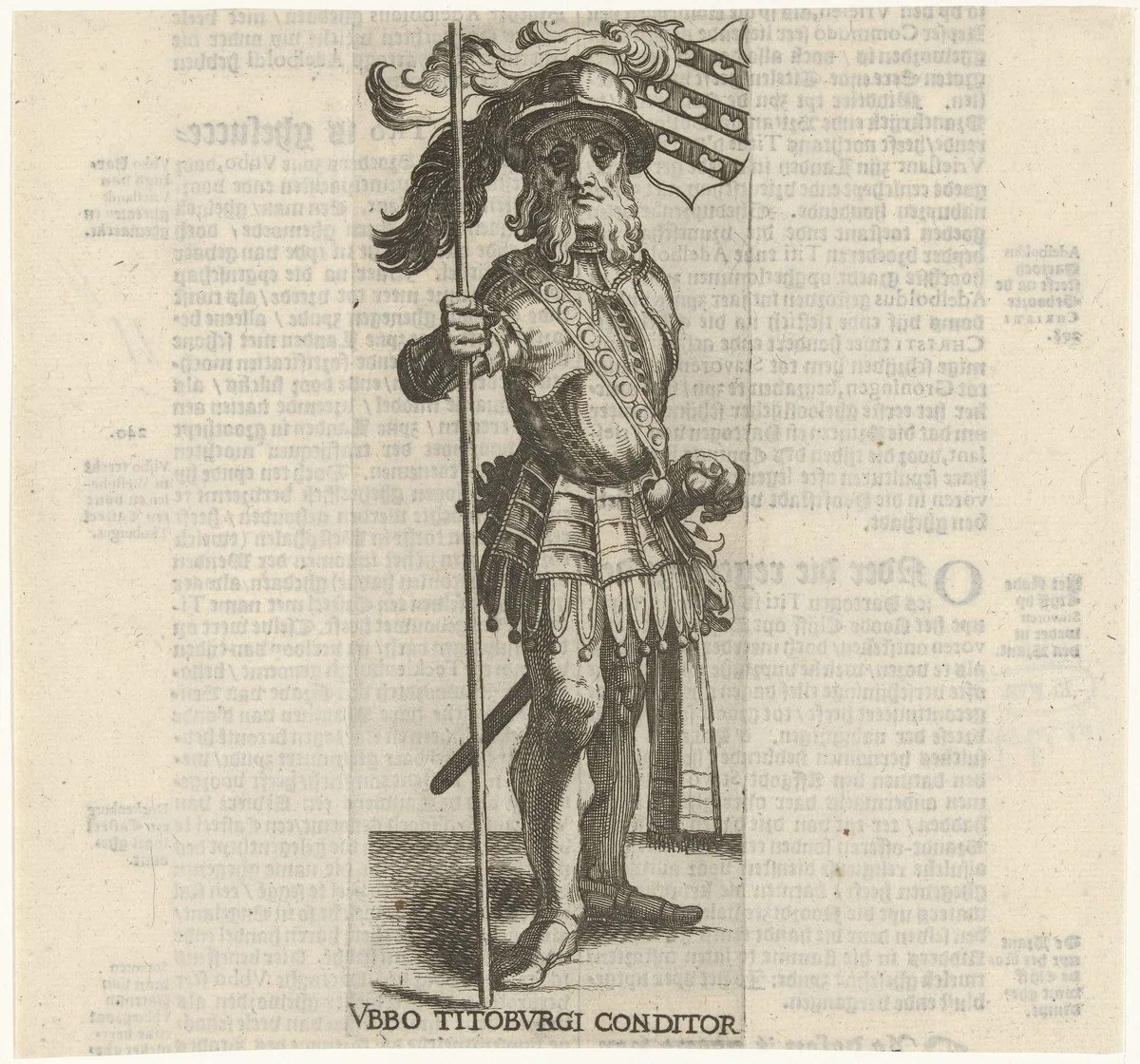Ubbo by Simon Frisius, print, 1622