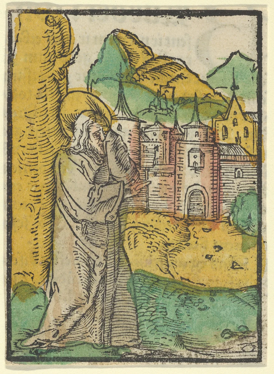Christ Deploring Jerusalem, from Das Plenarium by Hans Schäufelein, print, 1517