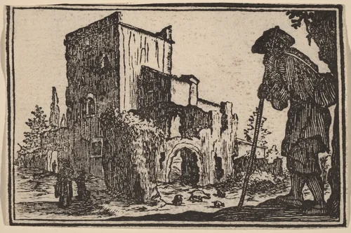 Shepherd and Ruins by Edouard Eckman
Jacques Callot, print, 1621