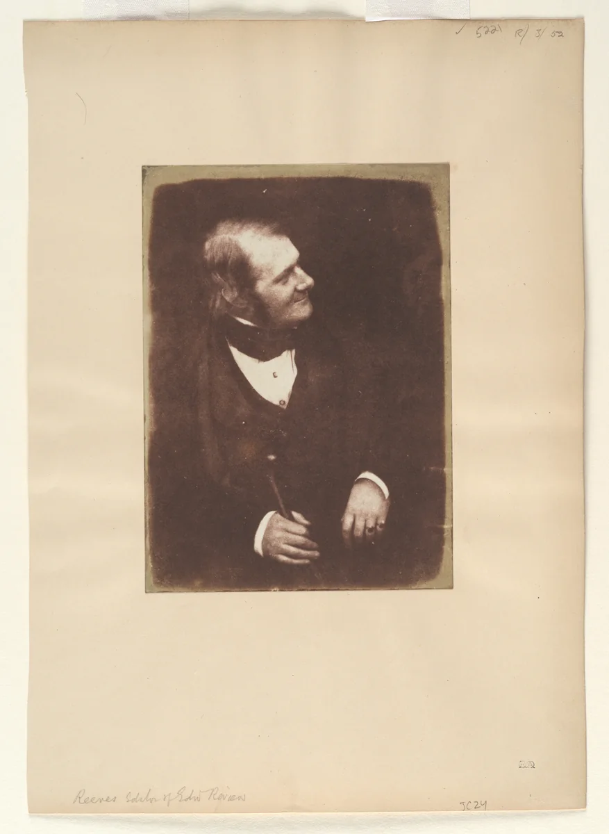 Henry Reeve (1813–1895) by Hill and Adamson, photograph, 1843-1847