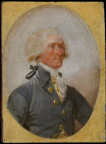 Thomas Jefferson by John Trumbull, artwork, 1788