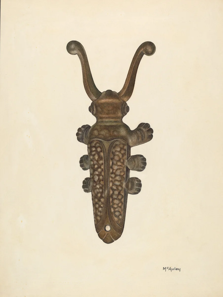 Bootjack by William McAuley, index of american design, 1940