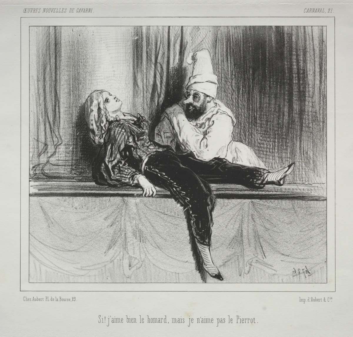 Carnaval by Paul Gavarni, print, 1824-1847