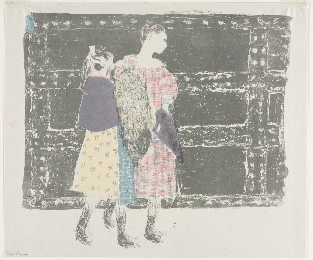 On the Pont de l'Europe by Edouard Vuillard, print, 1899