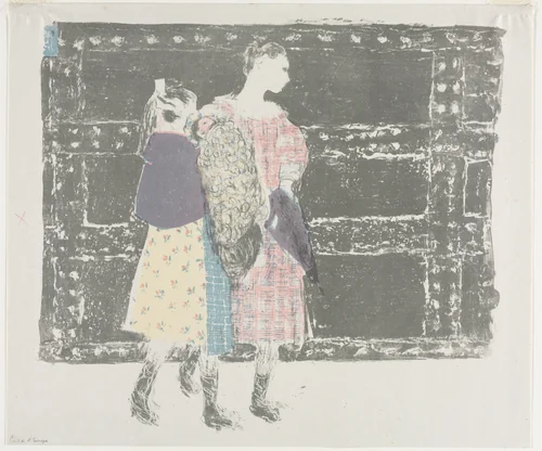 On the Pont de l'Europe by Edouard Vuillard, print, 1899