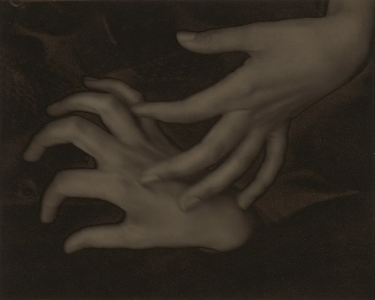 Georgia O'Keeffe—Hands by Alfred Stieglitz, photograph, 1919