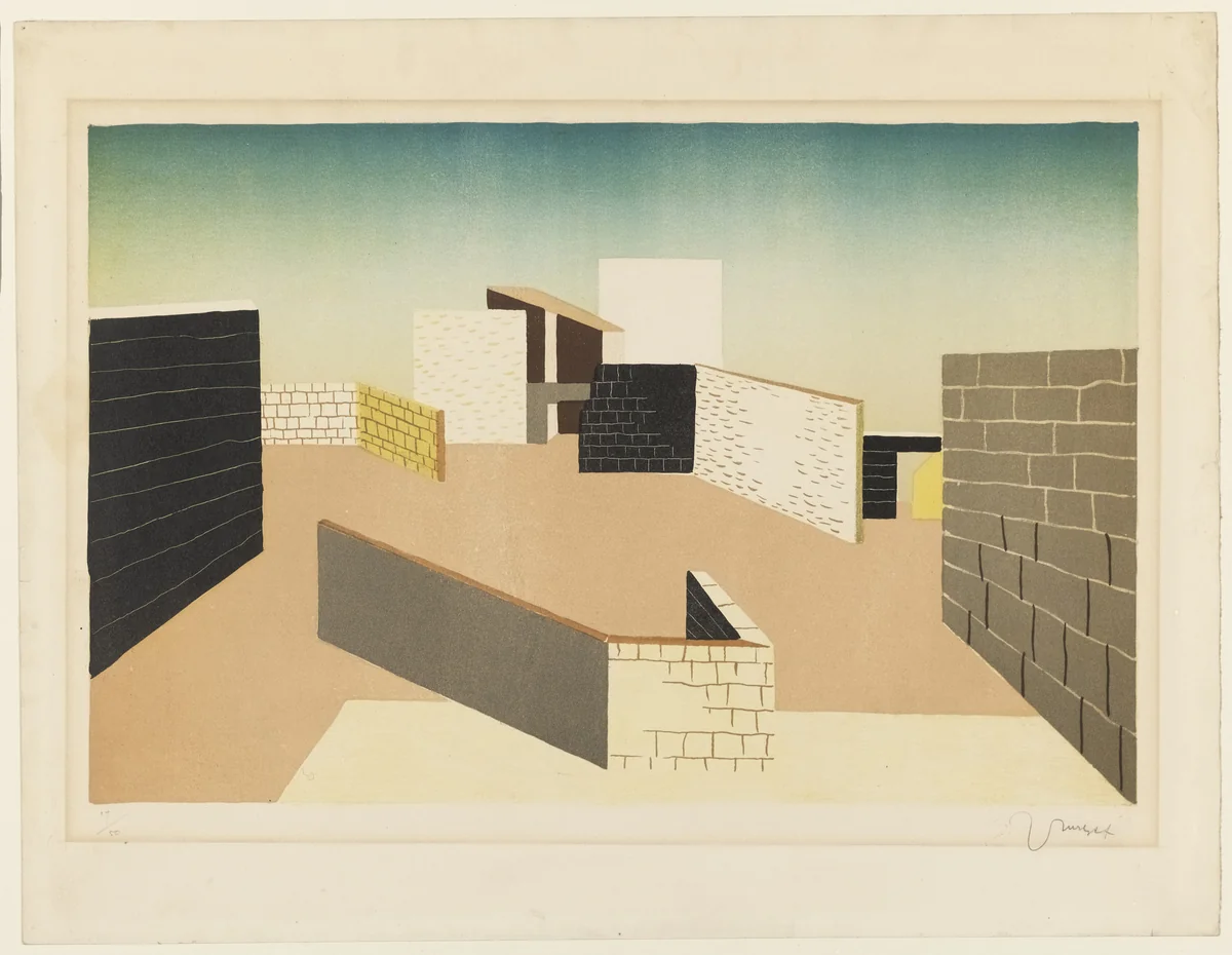 Smyrna by Jean Lurçat, print, 1926