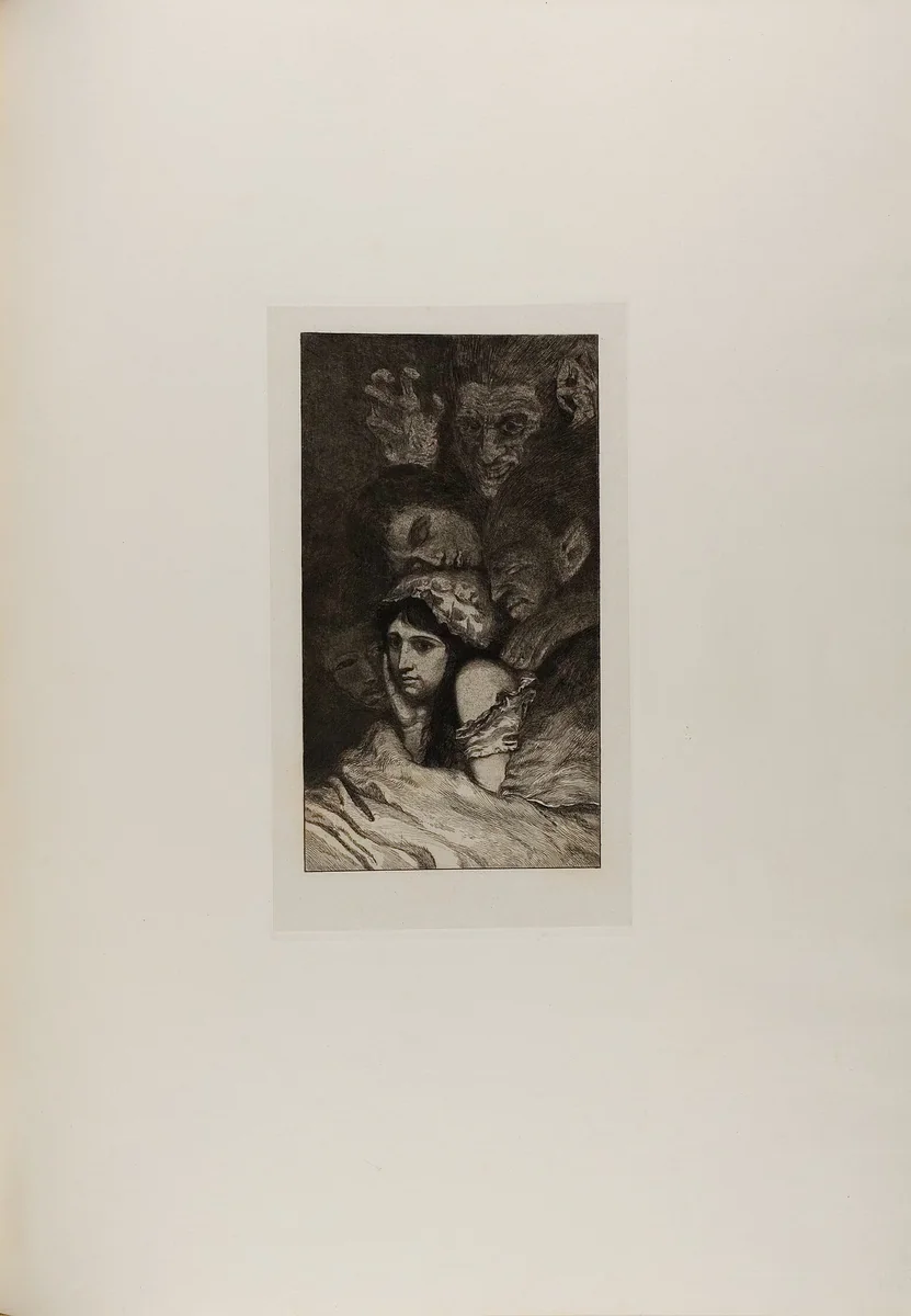 Dreams, plate three from A Life by Max Klinger, print, 1884