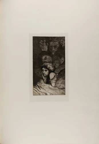 Dreams, plate three from A Life by Max Klinger, print, 1884