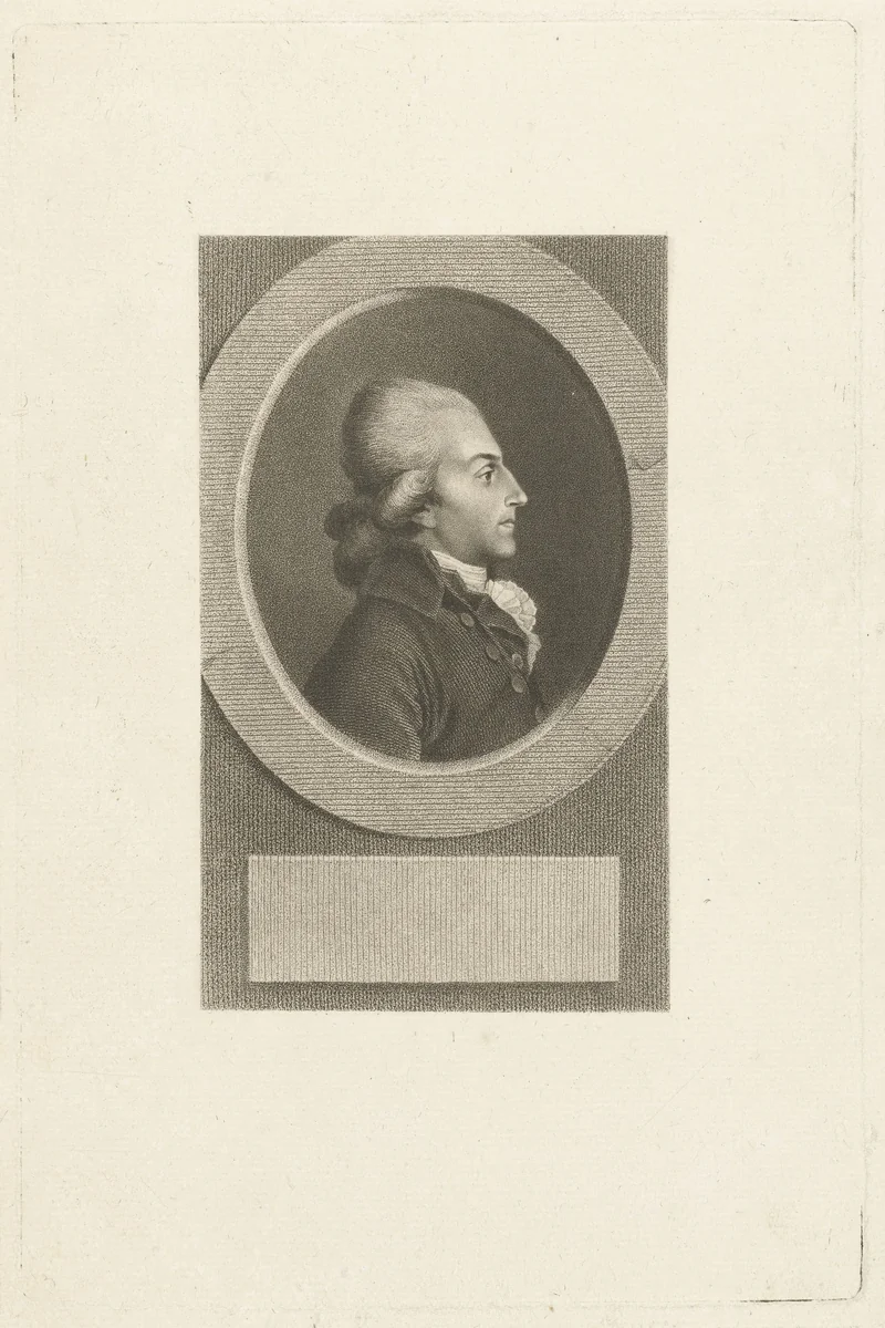 Portret van François-Xavier-Marc-Antoine de Montesquiou-Fézensac by Lambertus Antonius Claessens, print, 1792-1808