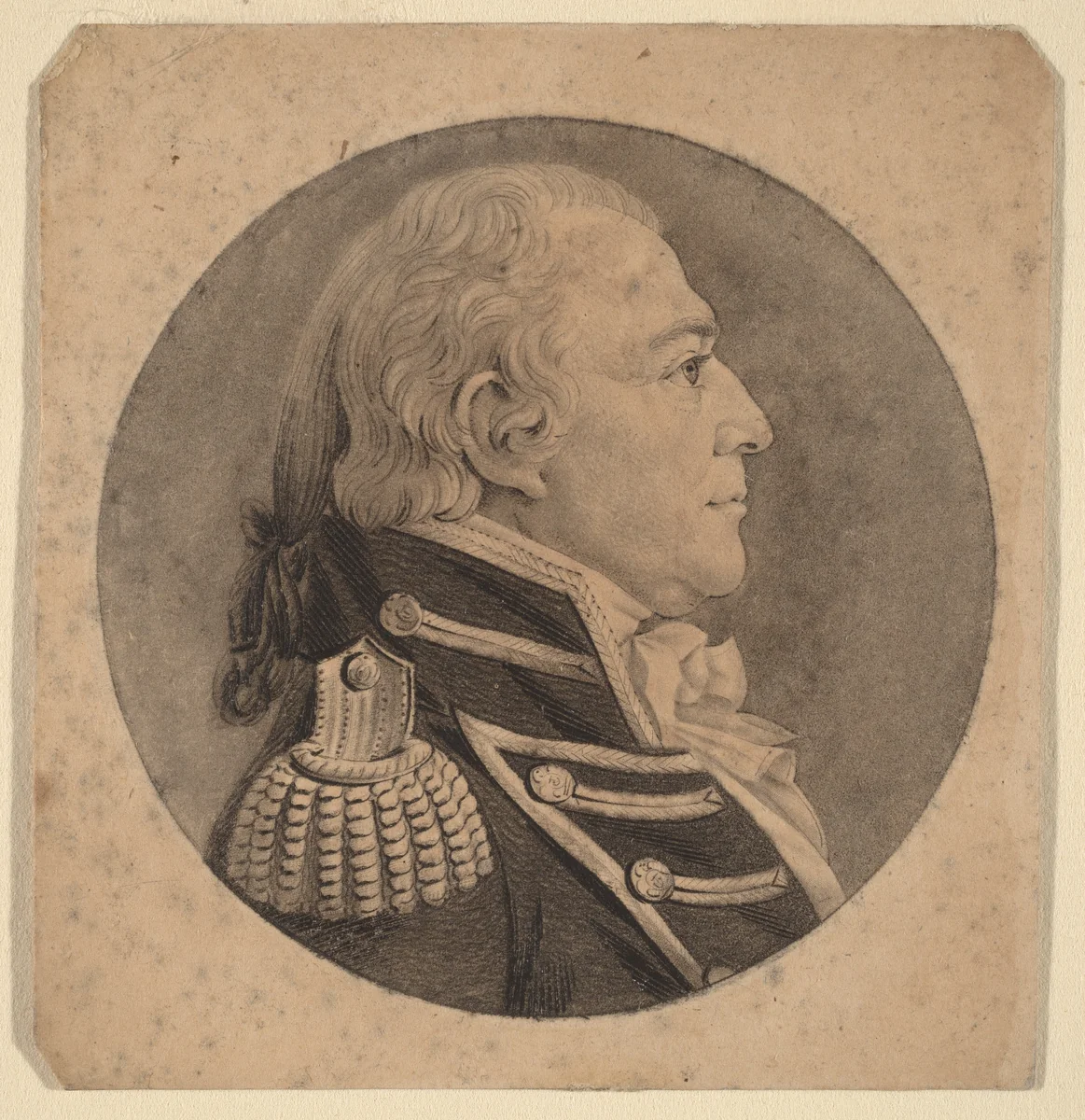 Thomas Tingey by Charles B. J. Févret de Saint-Mémin, print, 1806