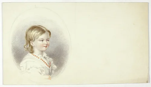 Bust Portrait of Child by Elizabeth Murray, painting, 1835-1882
