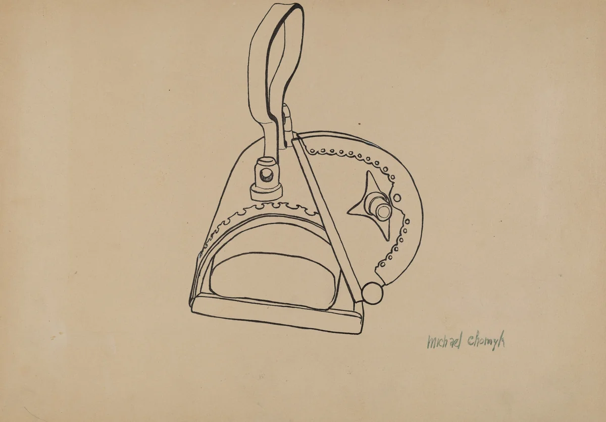 Hand Iron by Michael Chomyk, index of american design, 1939