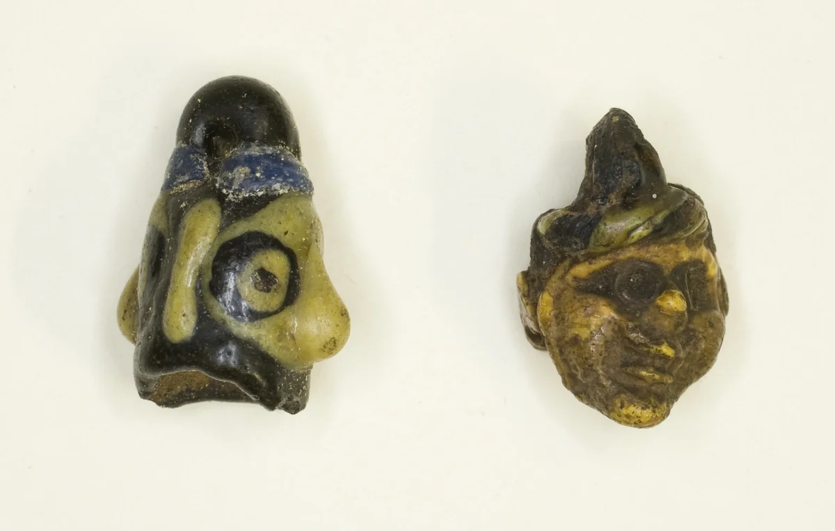 Head Pendants by Carthaginian, sculpture, -30-395