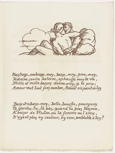 Headpiece (folio 125) from Les Amours (The Loves) by Émile Bernard, illustrated book, 1915