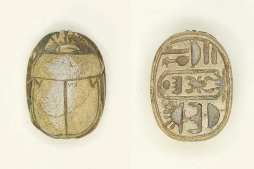 Scarab: Menkheperura (Thutmose IV) by Egyptian, other, -1400--1390