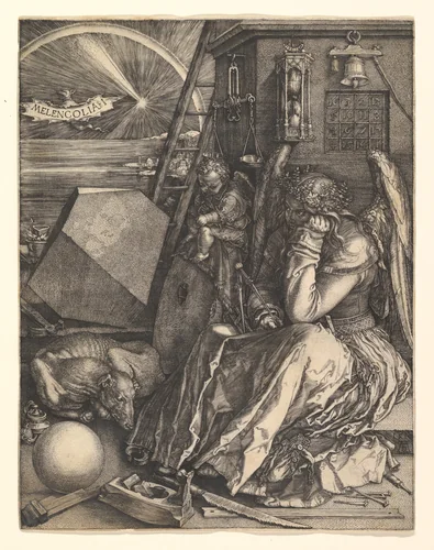 Melencolia I by Albrecht Dürer, print, 1514