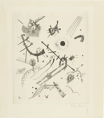 Small Worlds XI (Kleine Welten XI) from Small Worlds (Kleine Welten) by Wassily Kandinsky, print, 1922